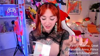 Sabrina_Great - Sabrina's Sizzling Solo Unboxing: 60FPS Redhead Delight