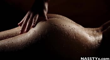 Alexis Stal's Sultry Nighttime Affair: Glistening Bodies and Blazing Passion