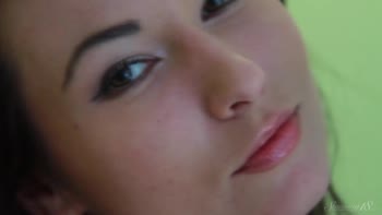 Stunning Brunette Sensation Unveils Her Natural Charm