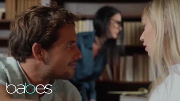 Librarian Reagan Foxx Seduces Young Couple in Steamy Threesome
