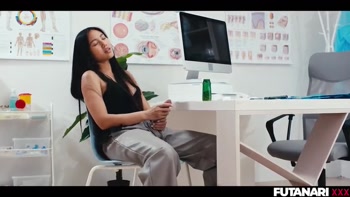 May Thai's Futanari Frenzy: A Shemale Showdown with Sonya Rivers