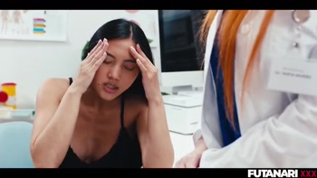 May Thai's Futanari Frenzy: A Shemale Showdown with Sonya Rivers