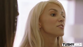 TUSHY Sugar Daddy Gapes His Sugar Baby And Her Best Friend