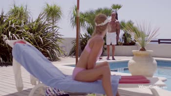Violette Pure: Ibiza Island Seduction Unleashes Sizzling Blonde Passion