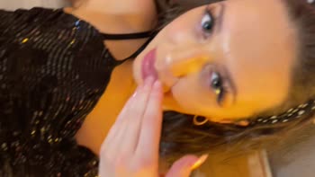 Brunette Babe Teases Monster Cock in POV Handjob