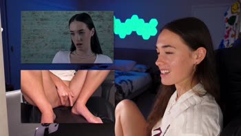 Cheekymz Reacts to Her Own Teen (18+) Porn Scenes