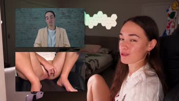 Cheekymz Reacts to Her Own Teen (18+) Porn Scenes