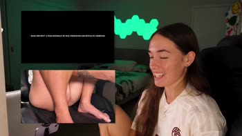 Cheekymz Reacts to Her Own Teen (18+) Porn Scenes
