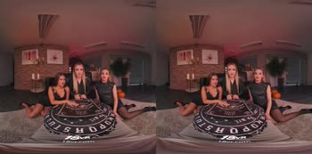 Rocky Halloween Orgy in VR: Ann Joy, Rika Fane & Sereyna Gomez