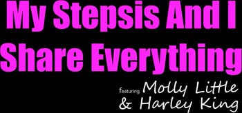 Harley King's Step-Sis Secrets: Threesome Debauchery & Rough Sex