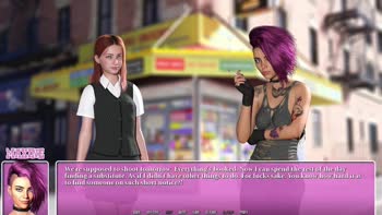 AVN Teller's Sizzling Summer of Love: Lesbian Visual Novel Gameplay