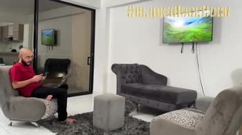Soldierhugecock's Colombian Beauty Seduces Him for a Bareback Creampie
