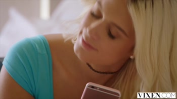 VIXEN Gorgeous Athena is seduced by Couple