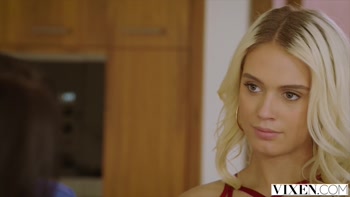 VIXEN Gorgeous Athena is seduced by Couple