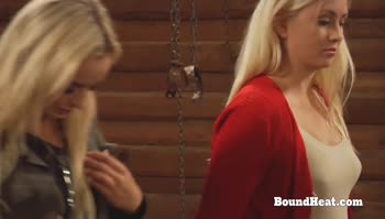 Madame's Gift: A Bound Heat Encounter of Big Natural Tits Lesbians