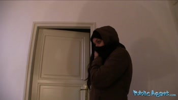 Public Agent - beautiful Immigrant girl with natural tits CUMS to my Hotel room