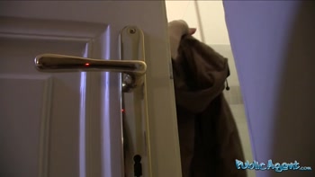 Public Agent - beautiful Immigrant girl with natural tits CUMS to my Hotel room