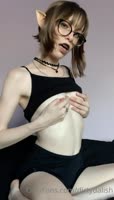 Dirty Dalish's Petite Goth Temptation: Small Thong, Big Desire