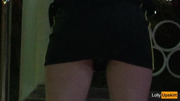 Lol Upskirt's Park Stroll in Miniskirt without Panties: Risqué Public Encounter