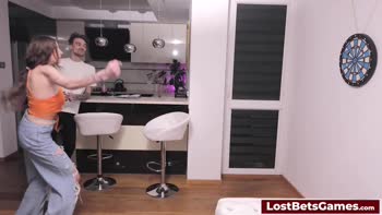Game Loses Big Bet to Get Face-Filled Blowjob