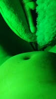 Bellybuttonfan87's Chubby Delight: Green Light Orgasm with Lotion
