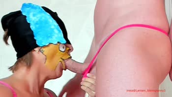 Stepmom's Sassy Swallow: Ladyloveyoung60 Teaches Stepson a Lesson