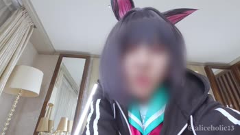 Kazusa's Cosplay Creamy Surprise: AliceHolic13 in Blue Archive