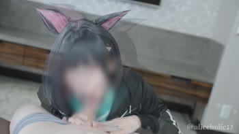 Kazusa's Cosplay Creamy Surprise: AliceHolic13 in Blue Archive