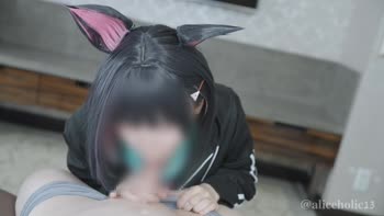Kazusa's Cosplay Creamy Surprise: AliceHolic13 in Blue Archive