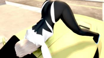 Tooncoxxx's Gwen Stacy Interracial Adventure in HD