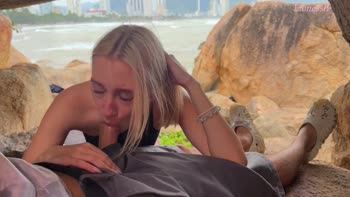 Lionessli's Beach Blast: Blonde Teen (18+) Seduces Stranger to Hardcore Sex