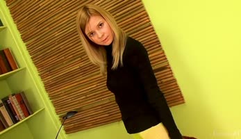 Sultry Blonde Paloma Strips Down to Reveal Her Luscious Big Tits