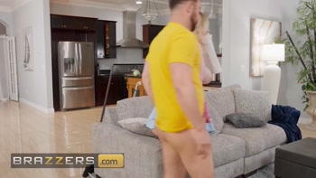 Seductive MILF Seduces Boyfriend in Sneaky Bedroom Tryst