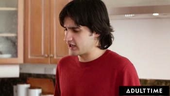 Andi Avalon Teaches Stepson About Creampie Fun