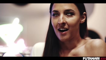 Veronica Leal Ignites Futanari Frenzy with Big Dick Babes in Steamy Orgy