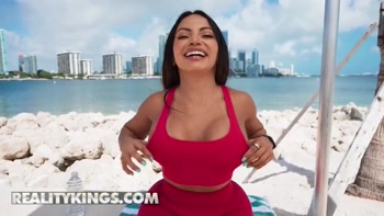 REALITY KINGS - Gorgeous Brandy Salazar Grinds Her Body On Joey's Cock And Gets Her Bubble Butt Pounded Hard