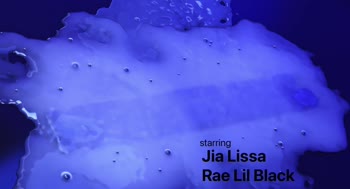 Real Life Hentai - Jia Lissa and Rae Lil Black fucked all the way through by alien monster
