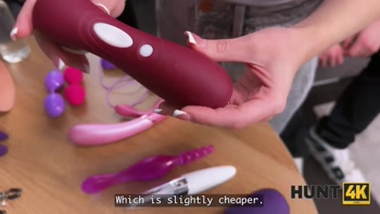 HUNT4K. A Pervert wanted to learn how to use Sex Toys