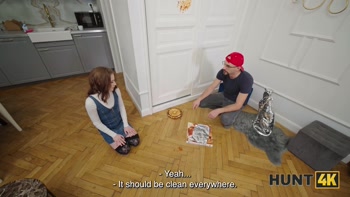 HUNT4K. Pussy for Pizza