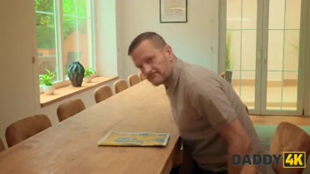 DADDY4K. Webcam model secretly fucked fiance's daddy