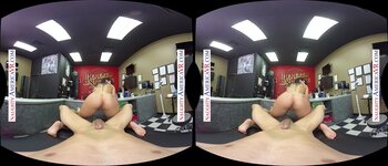 Katrina Jade's Tattooed Temptation in Virtual Reality POV