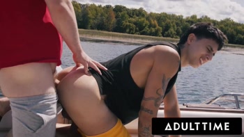 Angel Elias' Curious Straight Friends Get Wild On A Boat