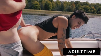 Angel Elias' Curious Straight Friends Get Wild On A Boat