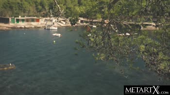 Jasmine Jazz's Ibiza Bliss: Solo Masturbation by the Sea