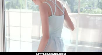 LittleAsians - Small Asian Ballerina Gets Fucked Raw By Big Dick
