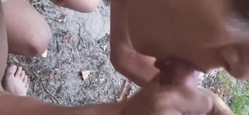 Freken Pussy Snork's Nude Beach Romp: Wild Outside Blowjob & Creampie