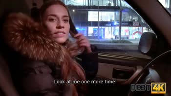 Eveline Dellai's Debt Collector Dilemma: Petite Czech Teen (18+) Surrenders