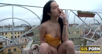 Martin Spell's Smoking Step Fantasy - Young Stepsister Blowjob