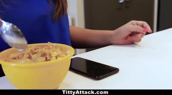 Ella Knox's Busty Nurse Titty Attack