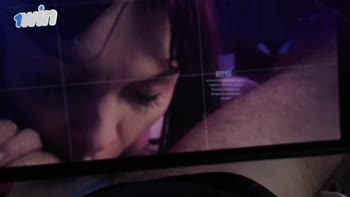 Slemgem's Sweet Blowjob: Big Boobs & Deep Throat Delight
